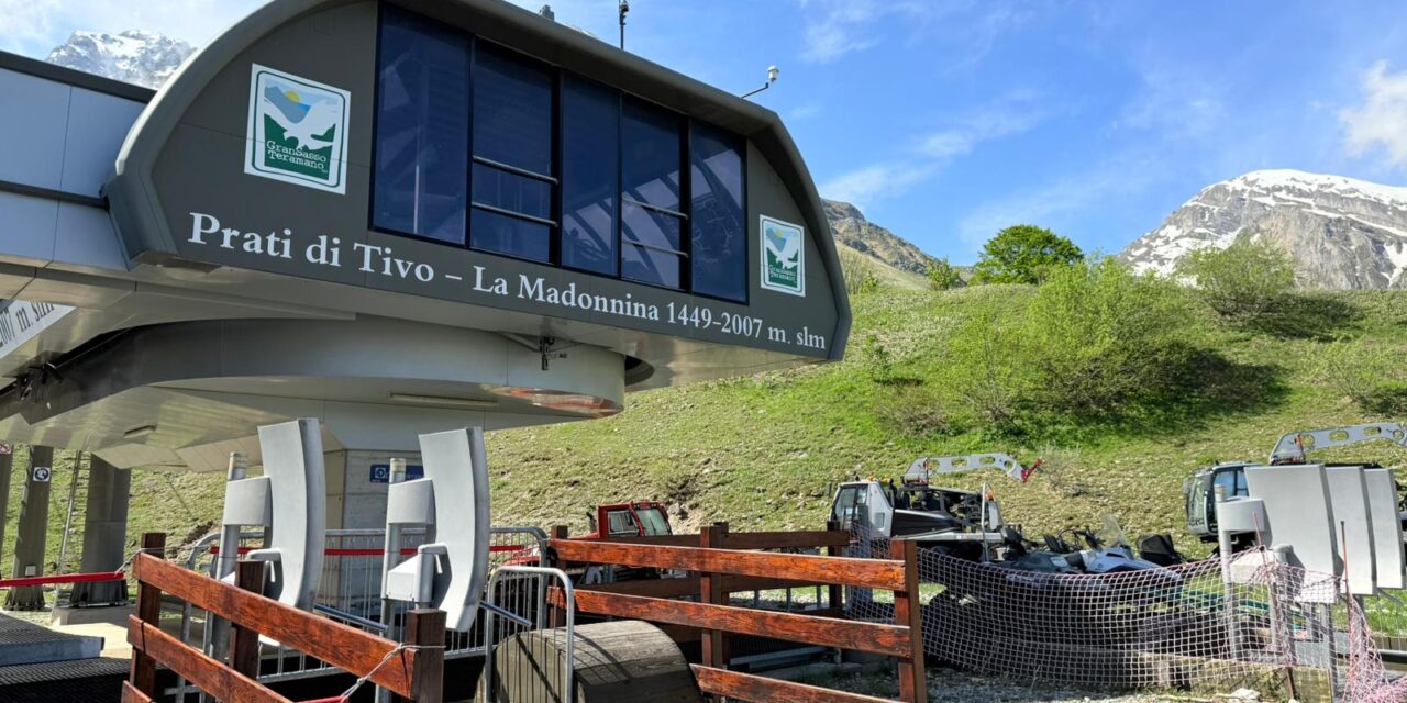 Prati di Tivo, la cabinovia riparte da domani