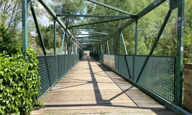 Teramo, di nuovo accessibile il ponte pedonale del parco