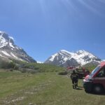 Soccorso sul Gran Sasso, escursionista recuperato in elicottero