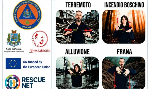 Protezione civile inclusiva, evento europeo a Pescara