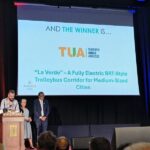 Mobilità sostenibile, TUA premiata a Bruxelles