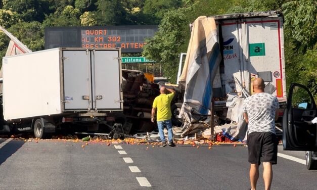 Scontro sulla A14, viabilità in tilt verso il Teramano