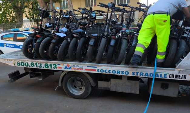 Controlli sulle e-bike a Pescara, cento mezzi sotto verifica