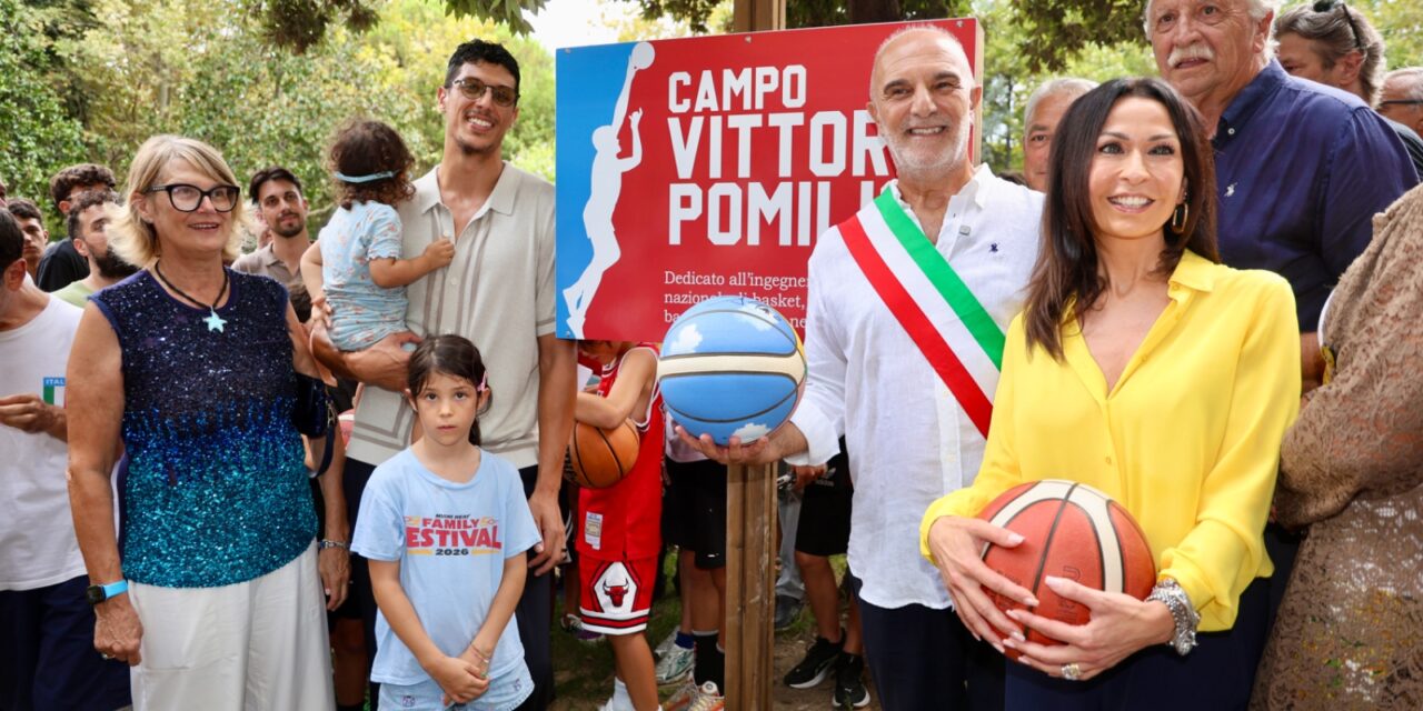 Pescara, nuovo playground al parco Florida dedicato a Pomilio