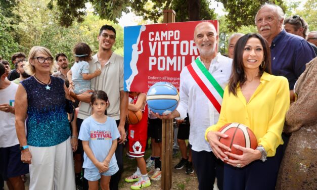 Pescara, nuovo playground al parco Florida dedicato a Pomilio