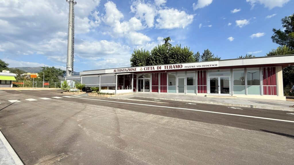 Teramo, conclusi i lavori della nuova autostazione a San Francesco