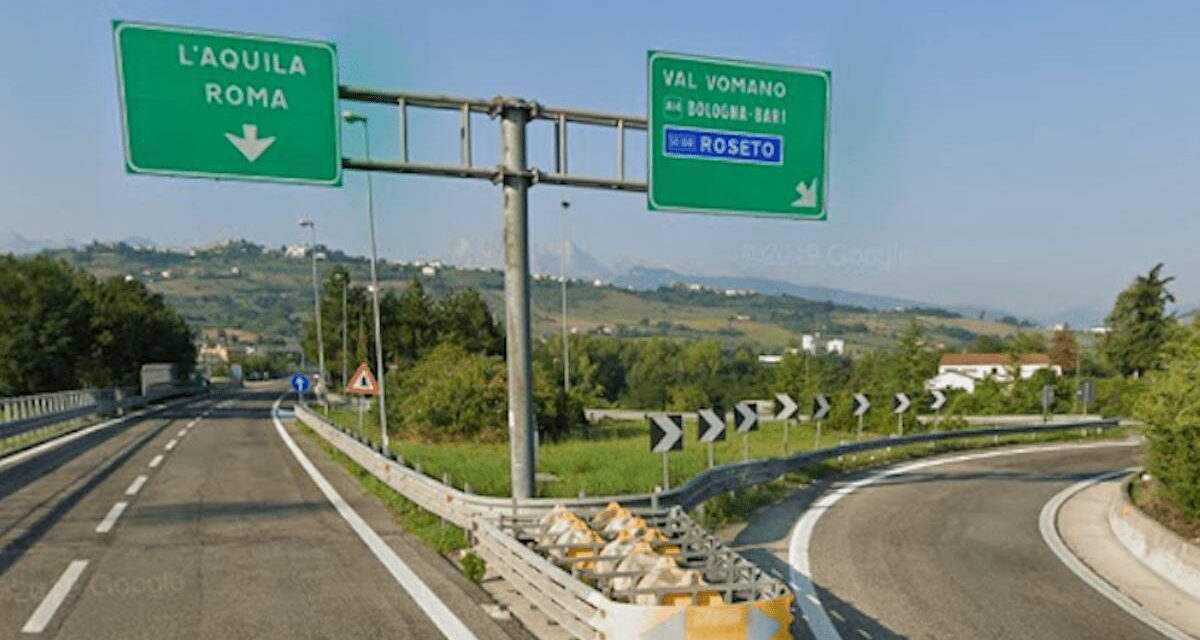 A24, stop temporaneo all’ingresso di Val Vomano per controlli tecnici