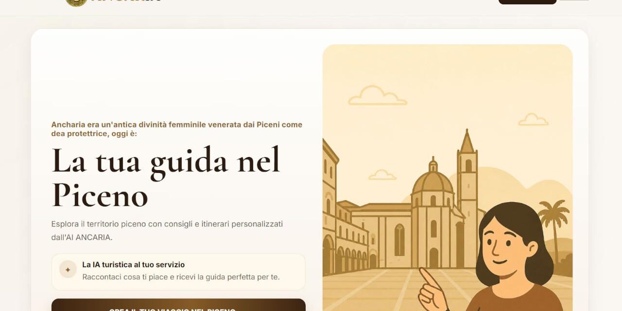 Turismo digitale, online AncarIA per scoprire il territorio