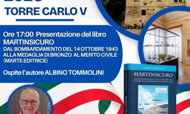 Martinsicuro, alla Torre Carlo V un libro sulla memoria di guerra