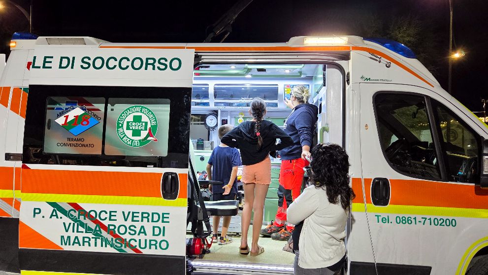 Villa Rosa, serata pubblica con la Croce Verde in via Filzi