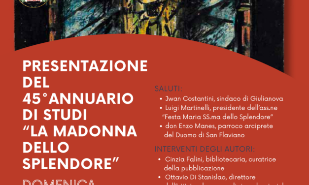 Giulianova, domenica la presentazione dell’Annuario