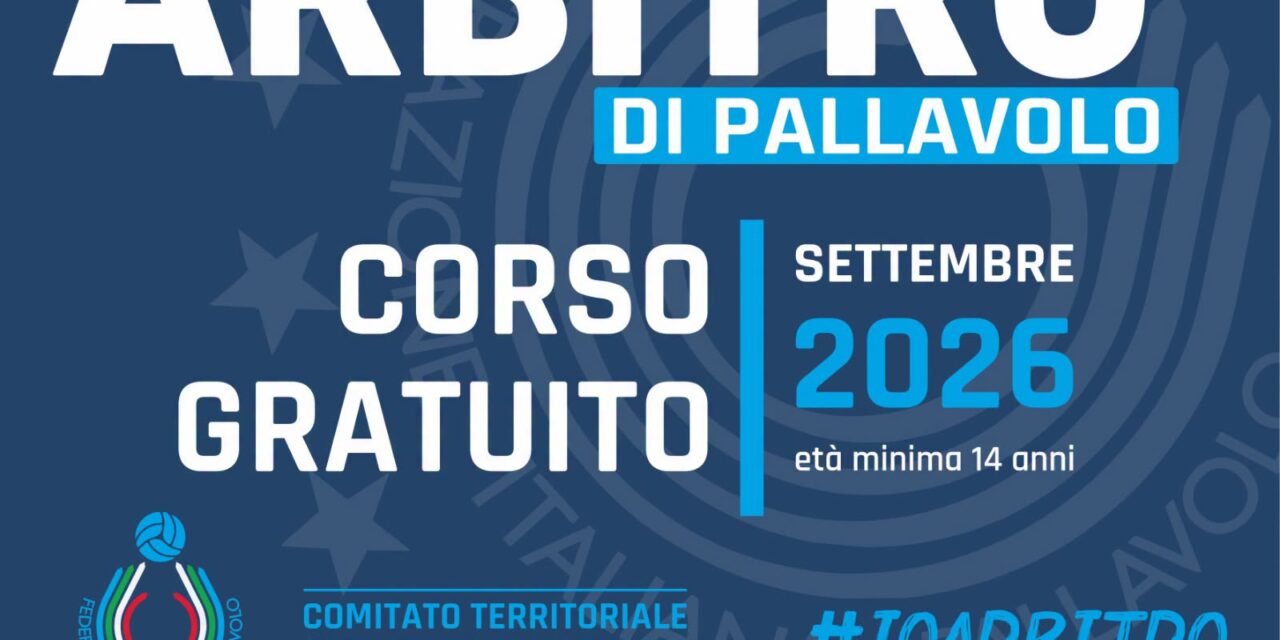 Pallavolo, al via le adesioni per formare nuovi arbitri