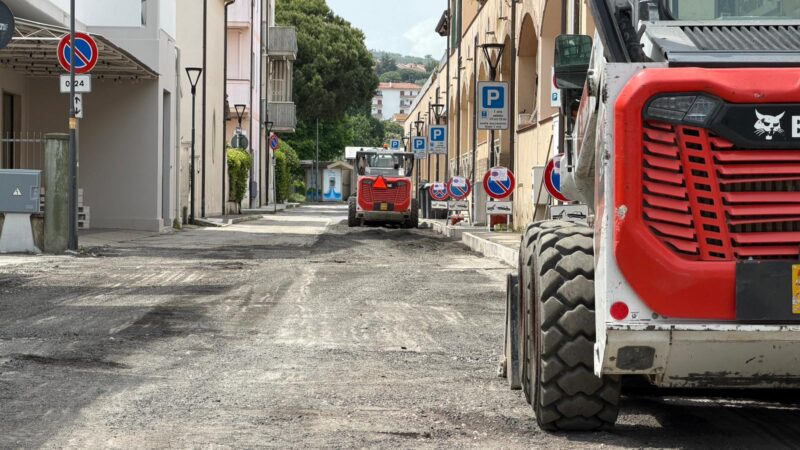 Pineto, nuove opere su strade e marciapiedi in città