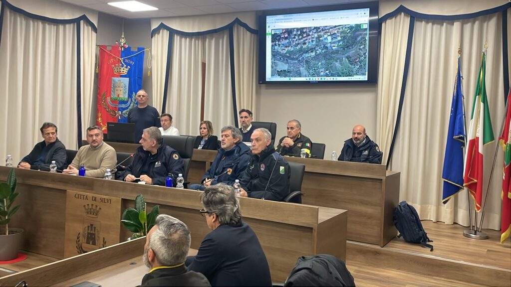 Silvi, riunione in Comune sulla frana dopo il maltempo