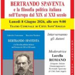 Spaventa, filosofia e politica: incontro a Città Sant’Angelo