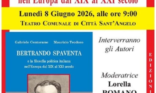 Spaventa, filosofia e politica: incontro a Città Sant’Angelo