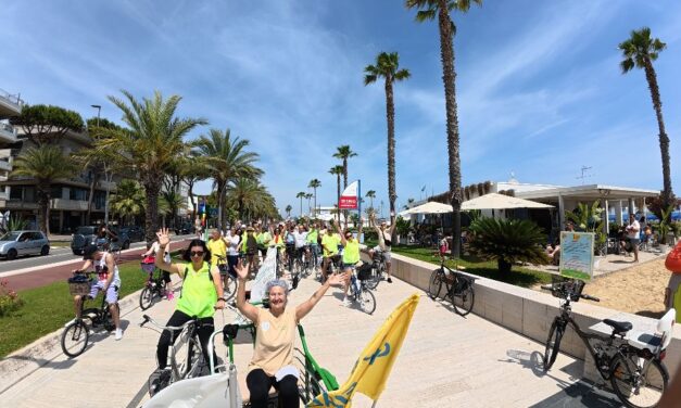 Roseto e Pineto, grande partecipazione alla pedalata costiera