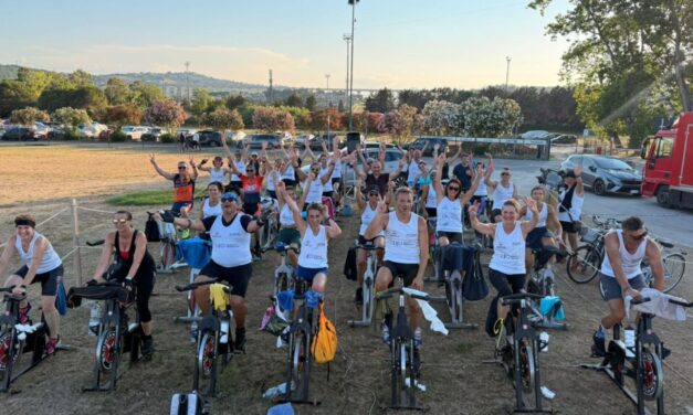 Spinning a Tortoreto, class all’aperto con istruttori abruzzesi e umbri