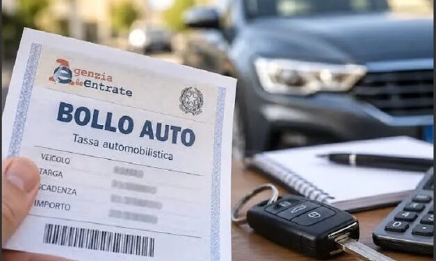 Bollo auto 2027, stop al pagamento per molti abruzzesi