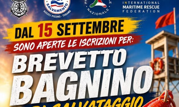 Tortoreto, al via le adesioni per il corso da bagnino