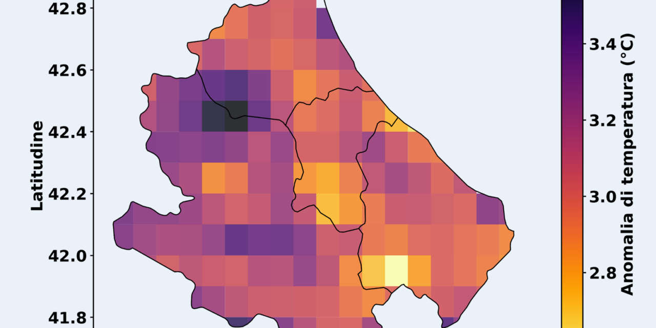 Abruzzo, giugno rovente e secco: valori oltre la media