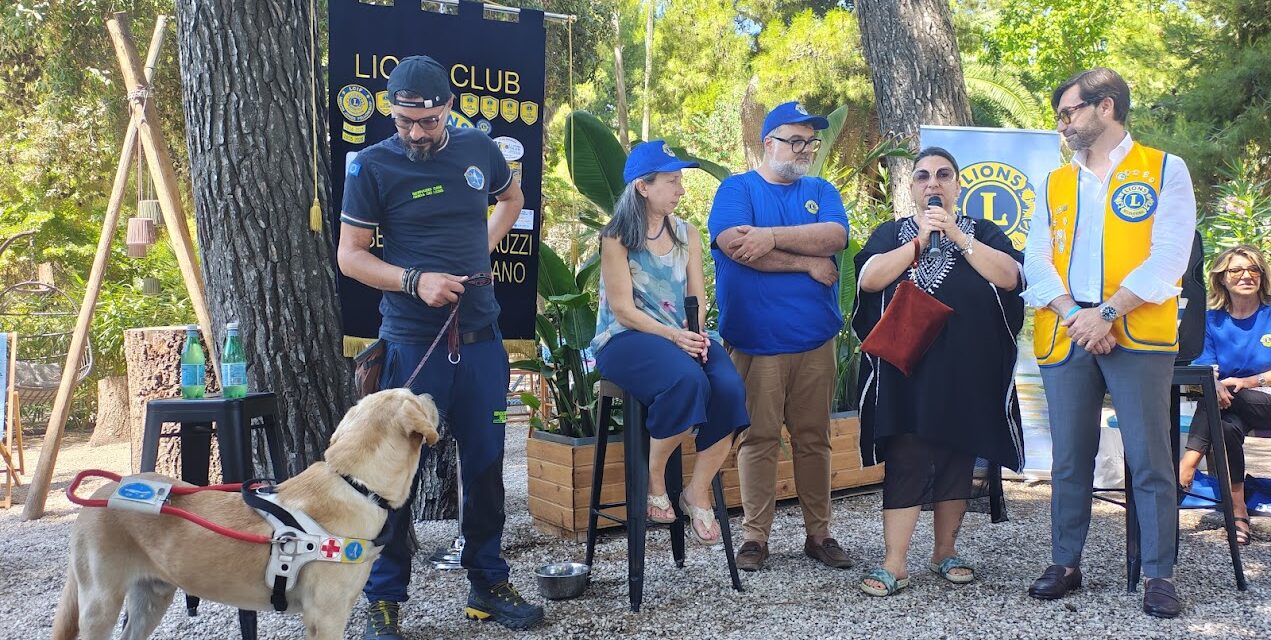 A Roseto un cane guida per favorire autonomia e inclusione