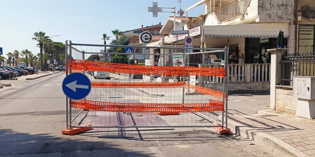 Tortoreto, dodici cantieri aperti sulle strade cittadine