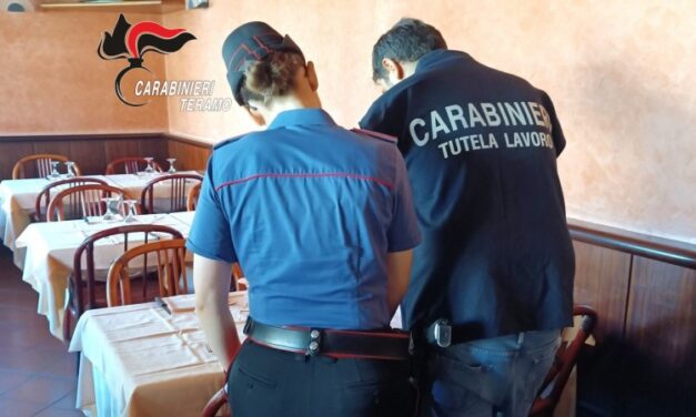 Controlli dei carabinieri a Alba Adriatica, chiuso un locale