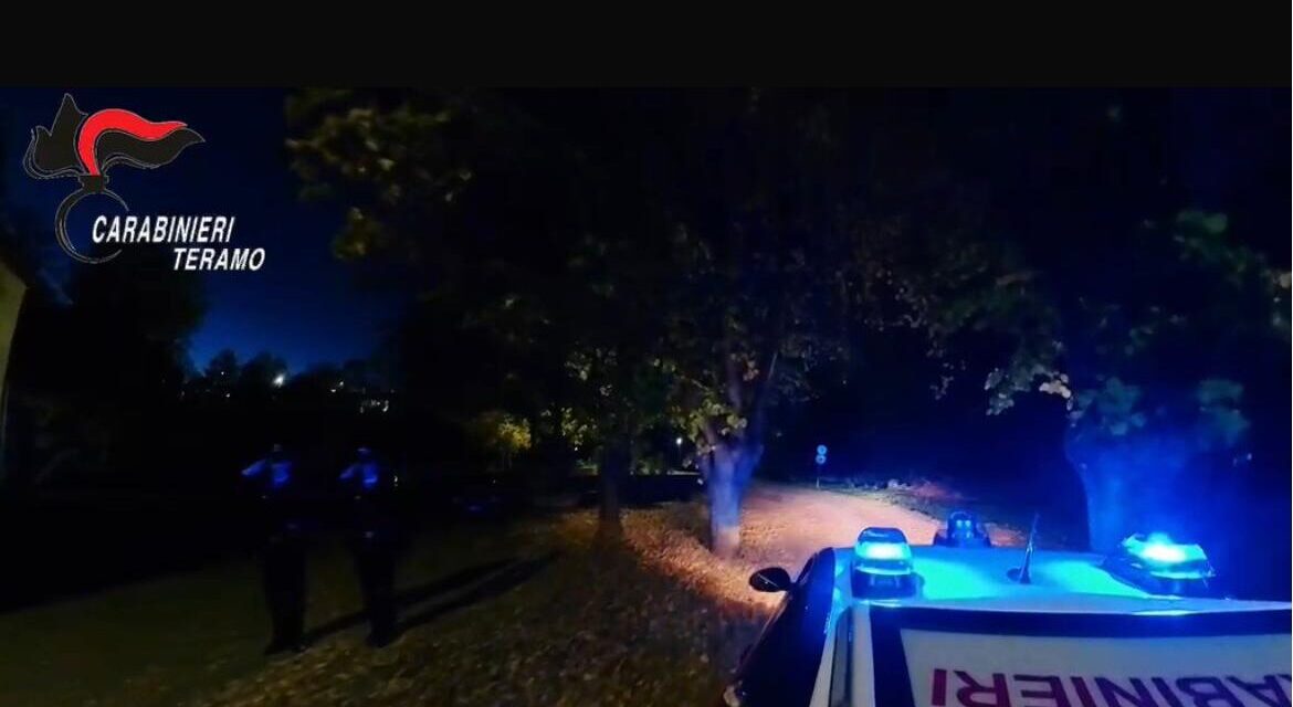 Teramo, raffica di verifiche dei carabinieri tra strade e centri