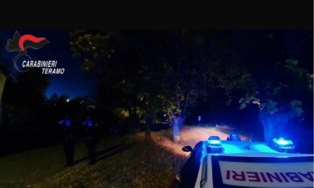 Teramo, raffica di verifiche dei carabinieri tra strade e centri