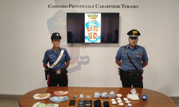 Droga tra Teramo e Colledara, tre arresti dei carabinieri