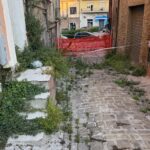Centro storico di Giulianova, disagi in via Mazzini
