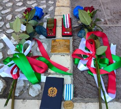 Mosciano: una nuova pietra d’inciampo ricorda Giuseppe Ciccarelli