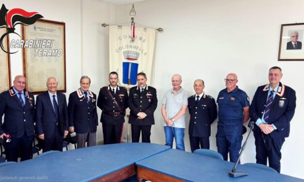 Colonnella, incontro in municipio con il vertice dei Carabinieri