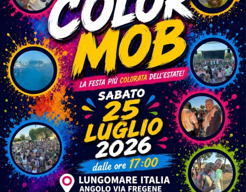 Villa Rosa si colora sul lungomare con musica e giochi