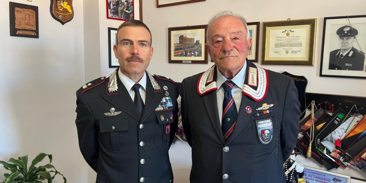 Giulianova, incontro tra il comandante dei carabinieri e l’Anc