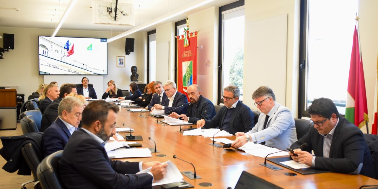 Regione Abruzzo, all’Emiciclo si apre una settimana di lavori