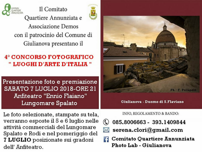 Quarto concorso fotografico a Giulianova
