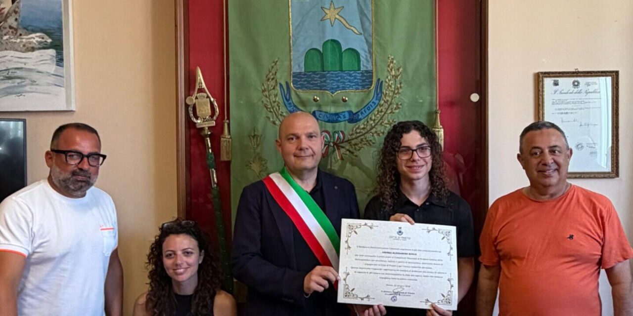 Pineto celebra Andrea Bosco, campione italiano di Problem Solving