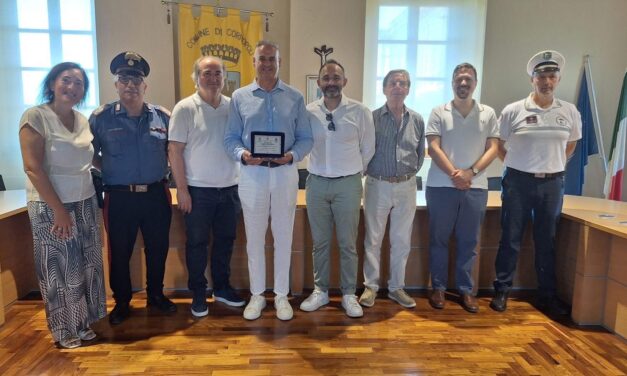 Corropoli saluta il maresciallo Di Matteo al termine del servizio