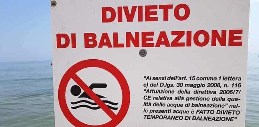 Pescara, torna balneabile il tratto di mare vicino via Leopardi