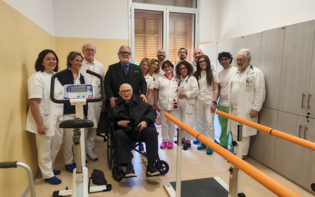 Donazione alla Pneumologia di Teramo: nuova area per riabilitazione