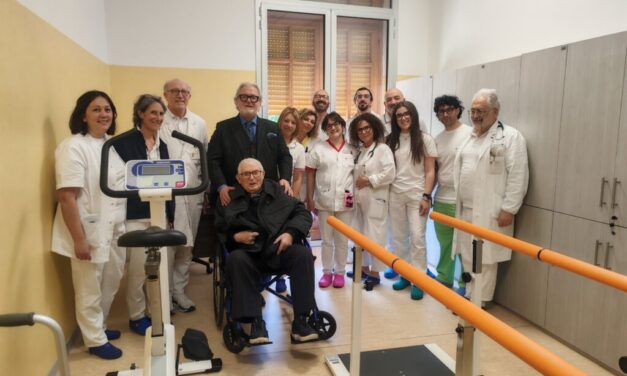 Donazione alla Pneumologia di Teramo: nuova area per riabilitazione