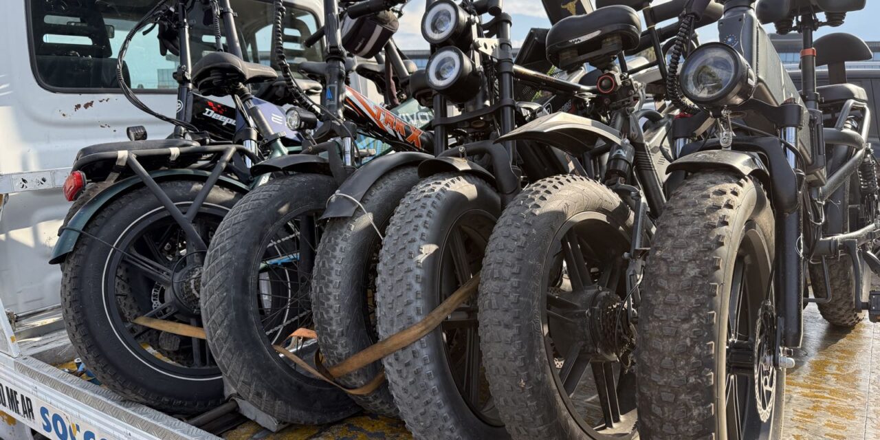 Controlli sulle e-bike a Pescara, 35 mezzi fermati