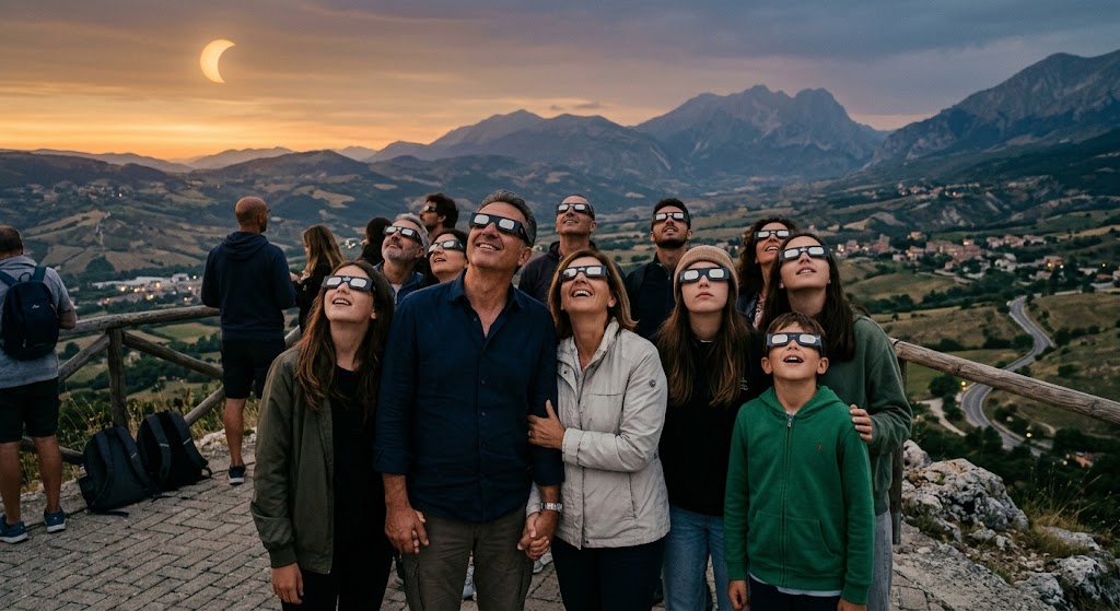 Eclissi in Abruzzo, sulla costa teramana occhi al 2027