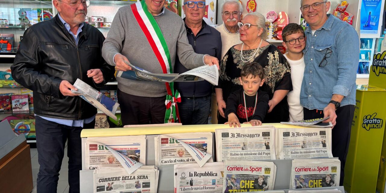 A Fossacesia riapre un’edicola in via Lanciano