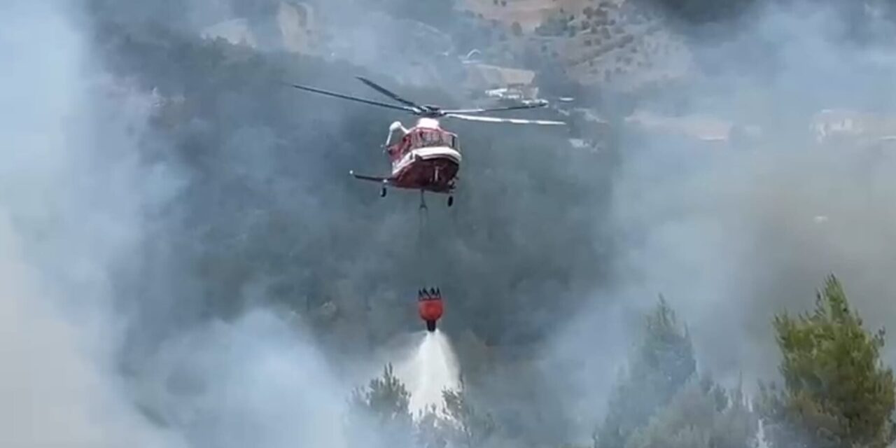 Incendi in Abruzzo, nel Teramano rogo spento a Campli