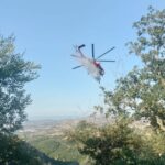 Incendio tra Cellino e Cermignano, bonifica conclusa