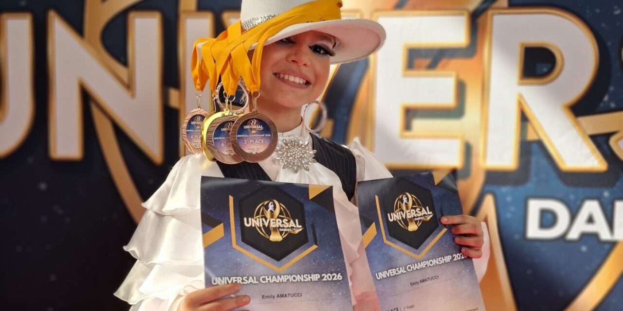 Danze caraibiche, doppio oro mondiale per Emily Amatucci