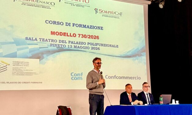 Pineto, confronto sul 730 2026 con 50&Più e Confcommercio